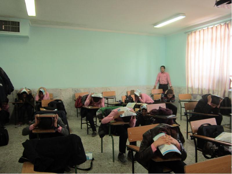 مانور زلزله هشتم آذرماه94